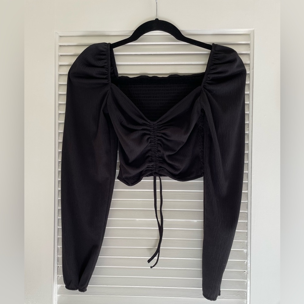 Black Crop Top